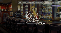 Desktop Screenshot of gabynyrestaurant.com